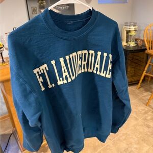 Ft. Lauderdale Blue Sweatshirt